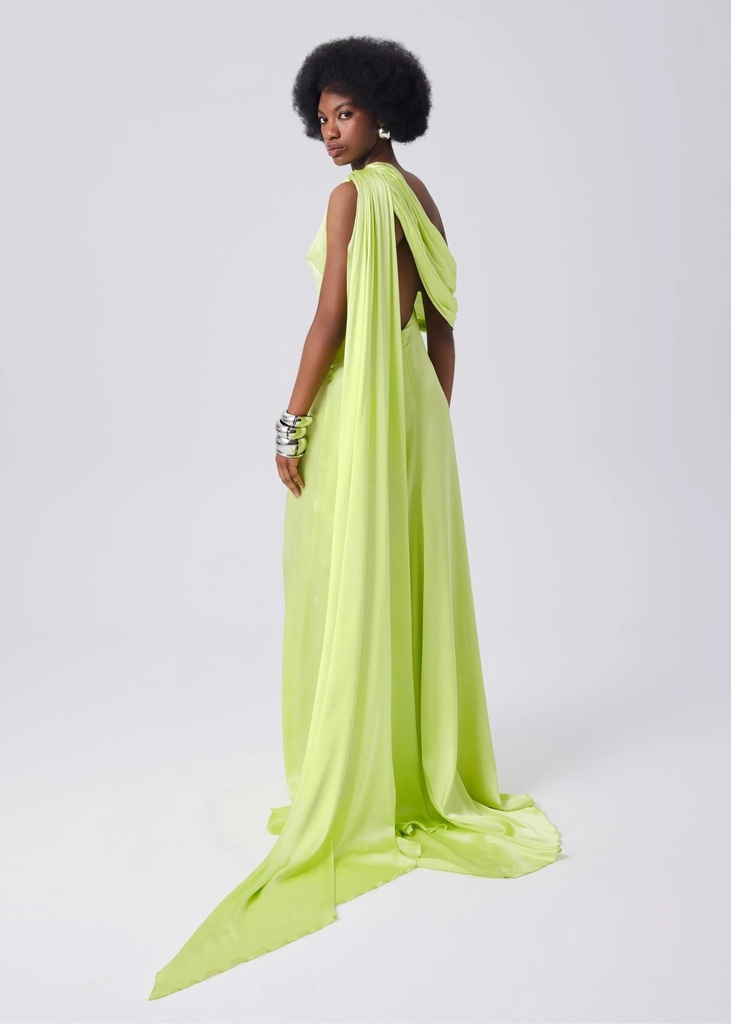 Thalia Dress (Green) — styling perspective