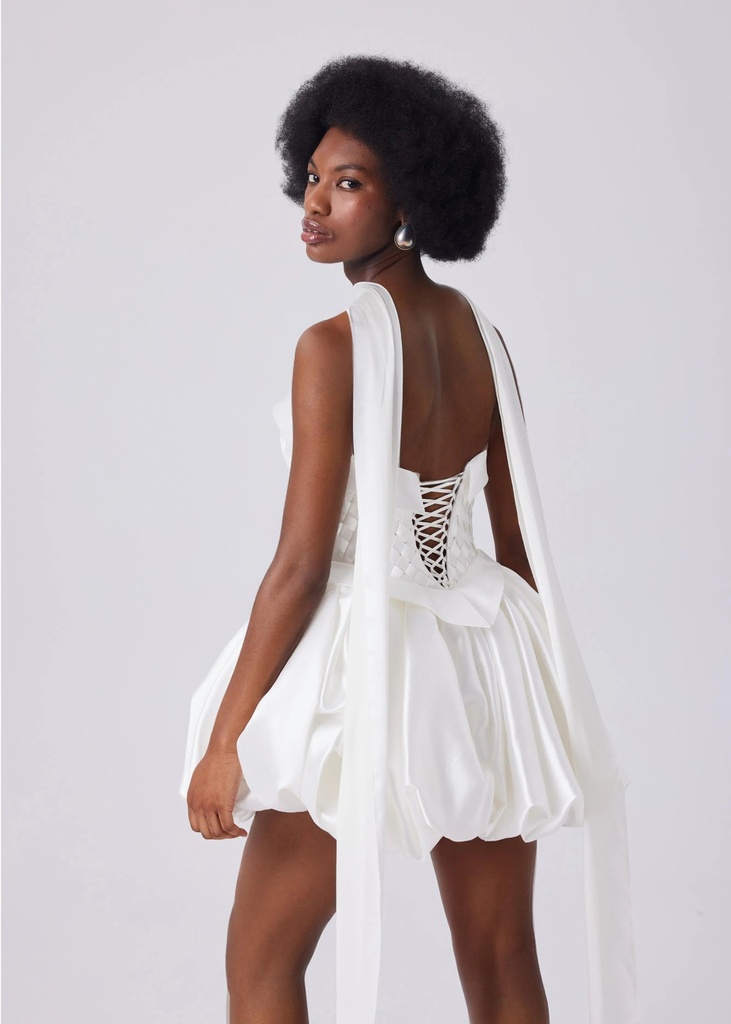 Rosali Dress (White) — styling perspective