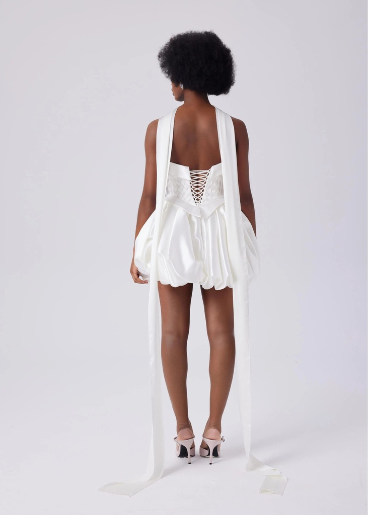 Rosali Dress (White) — styling perspective