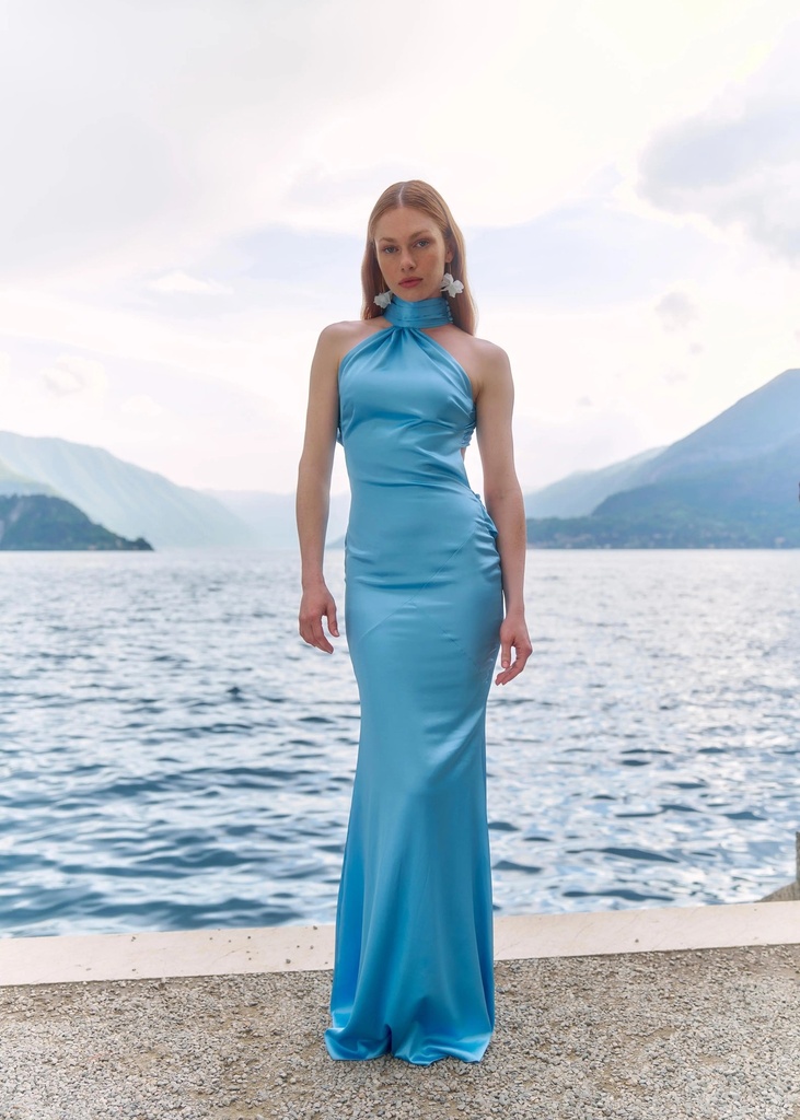 Orione Maxi Dress (Blue)